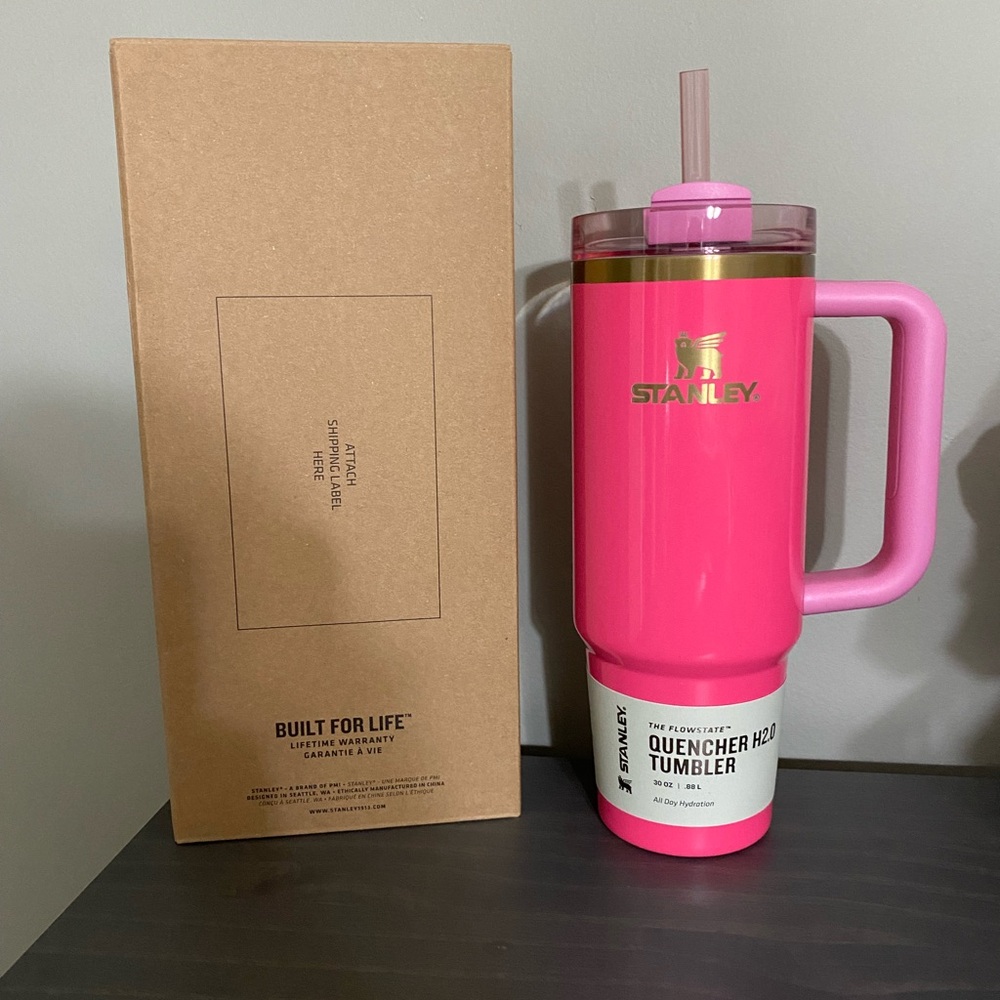 COPY - LIMITED EDITION Stanley Quencher H2.0 FlowState Tumbler 30oz PINK PARADE